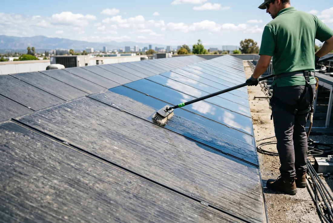Prix nettoyage panneaux solaires 2026 : tarif & devis