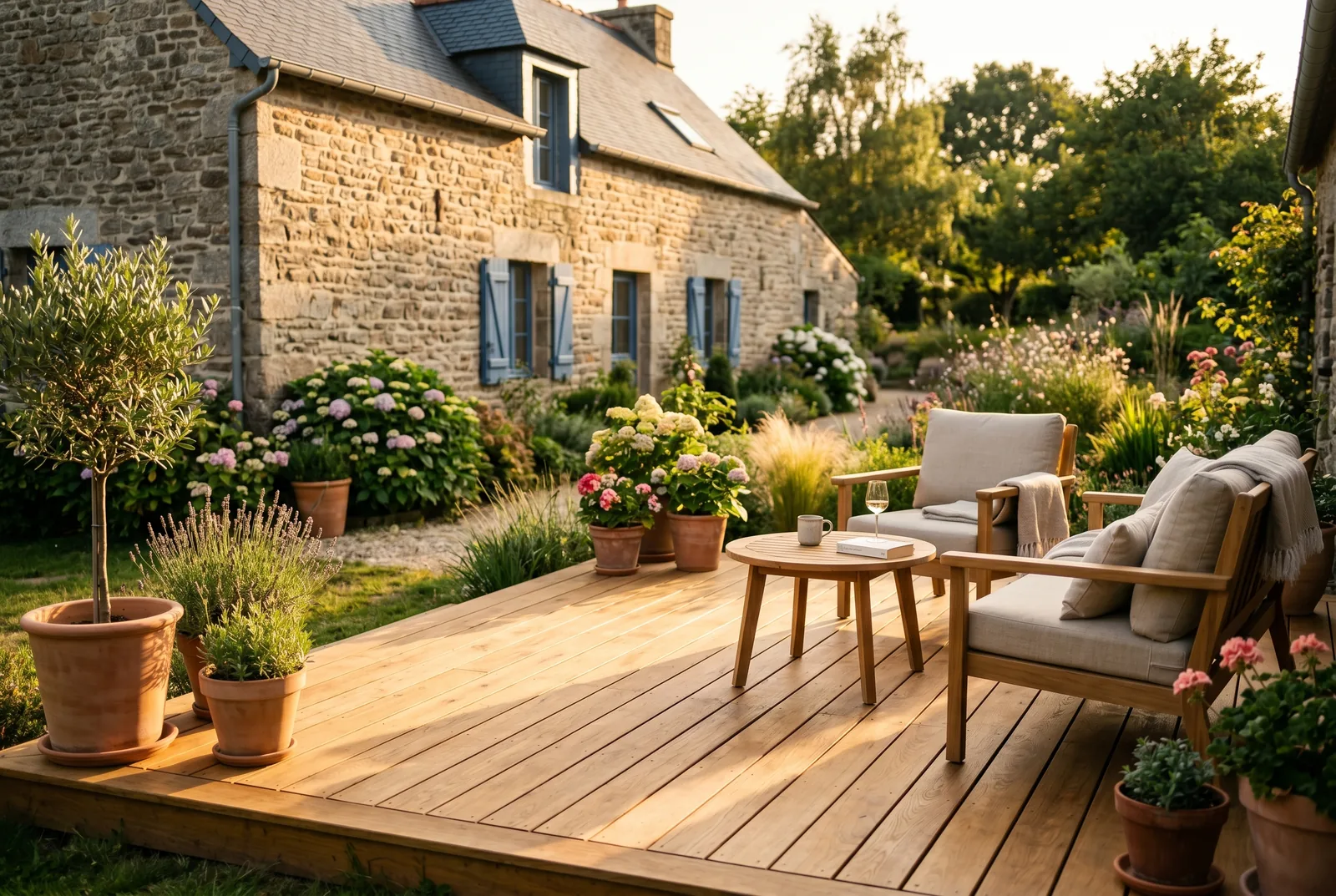 Une terrasse comme neuve